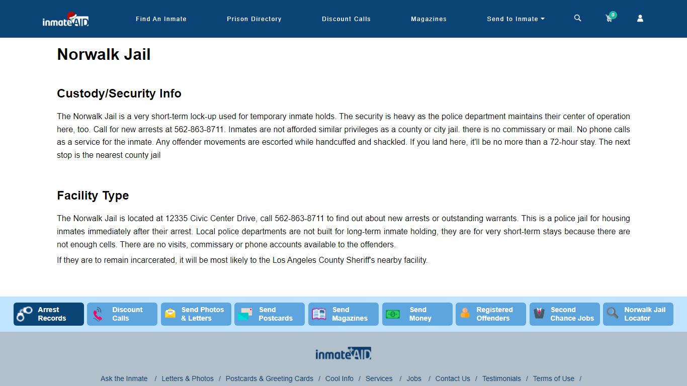 Help for Inmates Before, During and After Prison